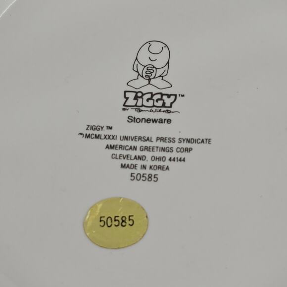 1981 Ziggy Coffee Cup Mug Therapy Psicologist Don't Let it Bother You - Picture 2 of 9